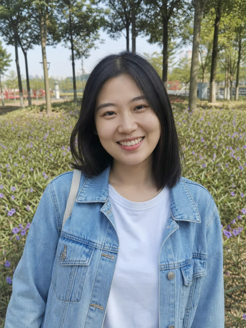 AI-generated fictional adult woman